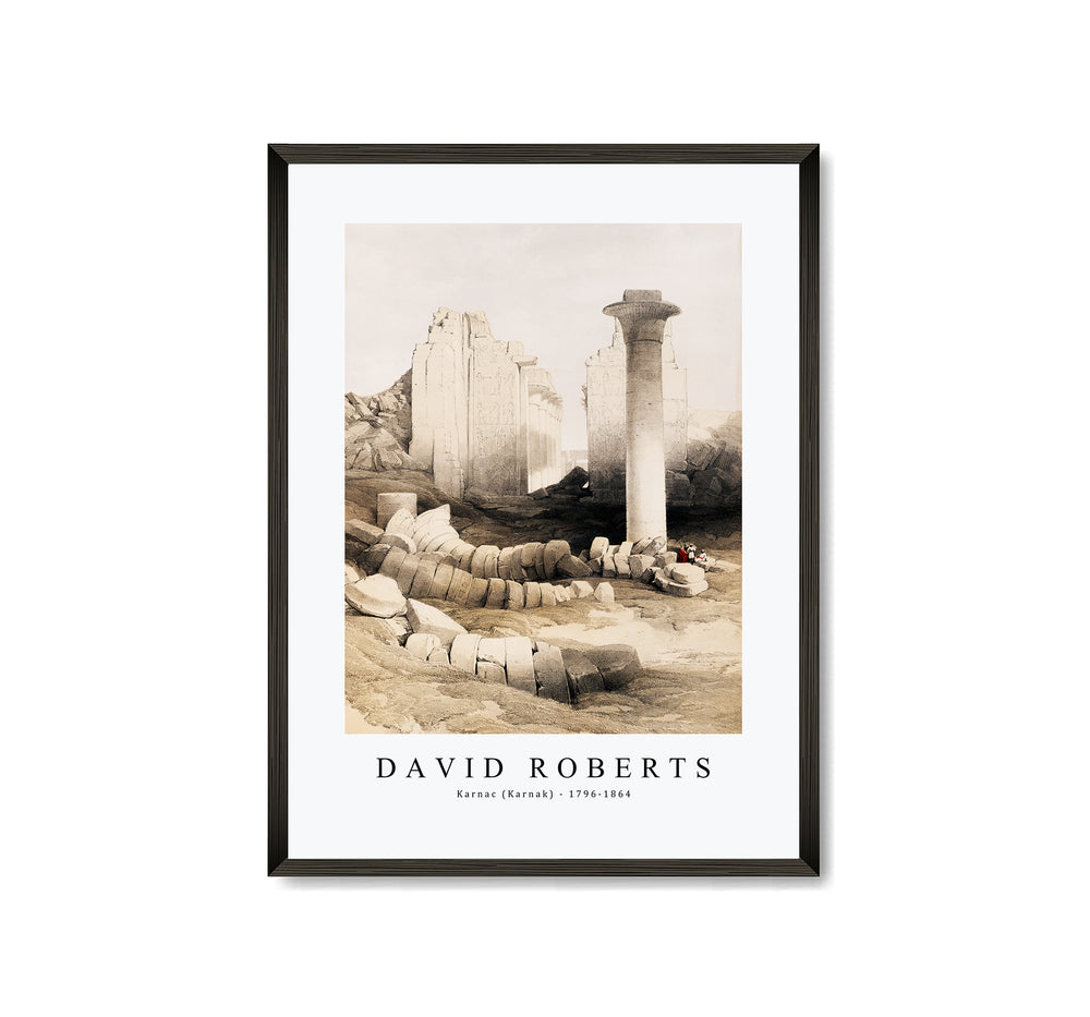 David Roberts - Karnac (Karnak)-1796-1864