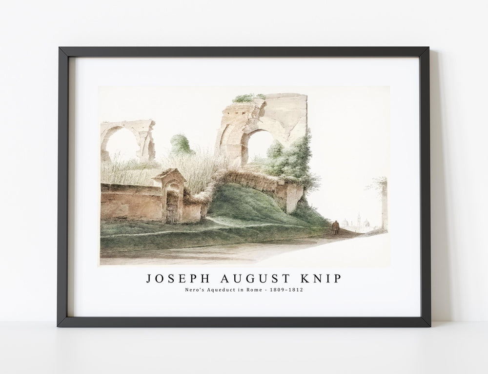 Joseph August Knip - Nero’s Aqueduct in Rome (ca. 1809–1812)