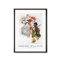 Adolphe Willette - Vintage poster 1894