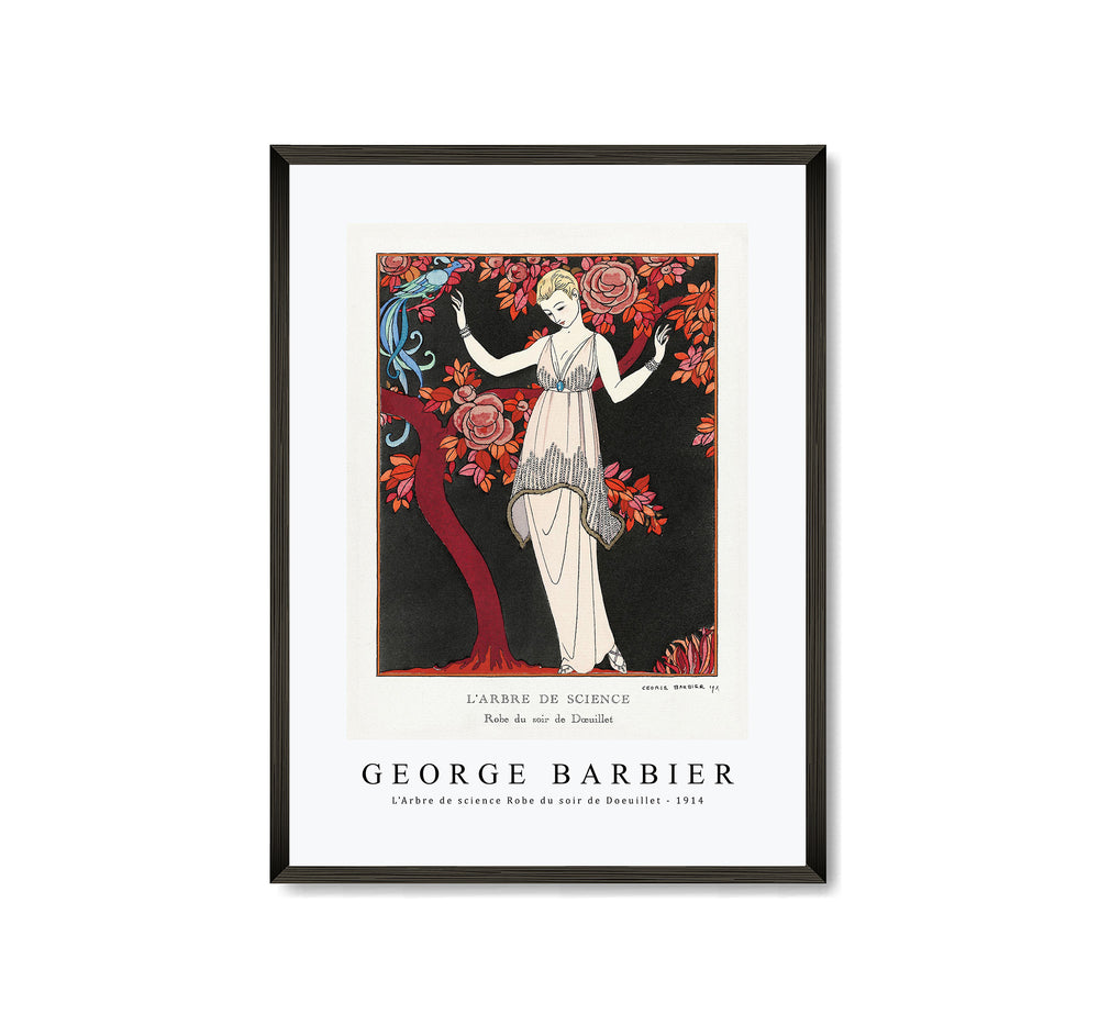 George Barbier - L'Arbre de science Robe du soir de Doeuillet 1914