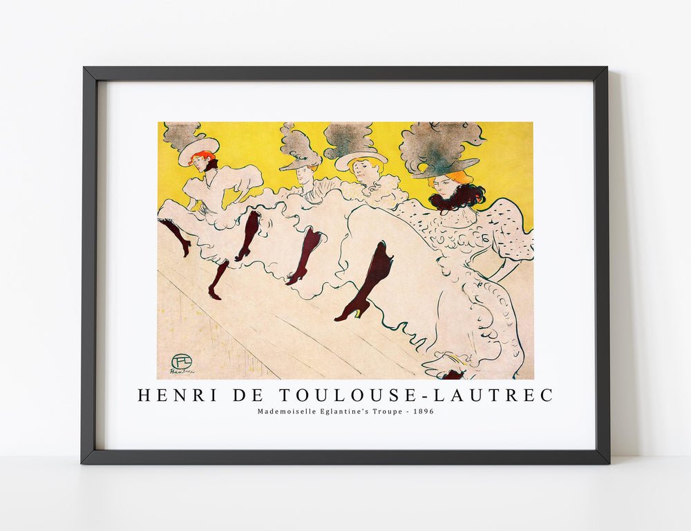 Henri De Toulouse–Lautrec - Mademoiselle Eglantine’s Troupe 1896