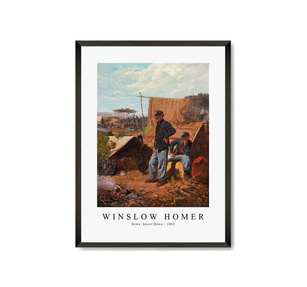 winslow homer - Home, Sweet Home-1863