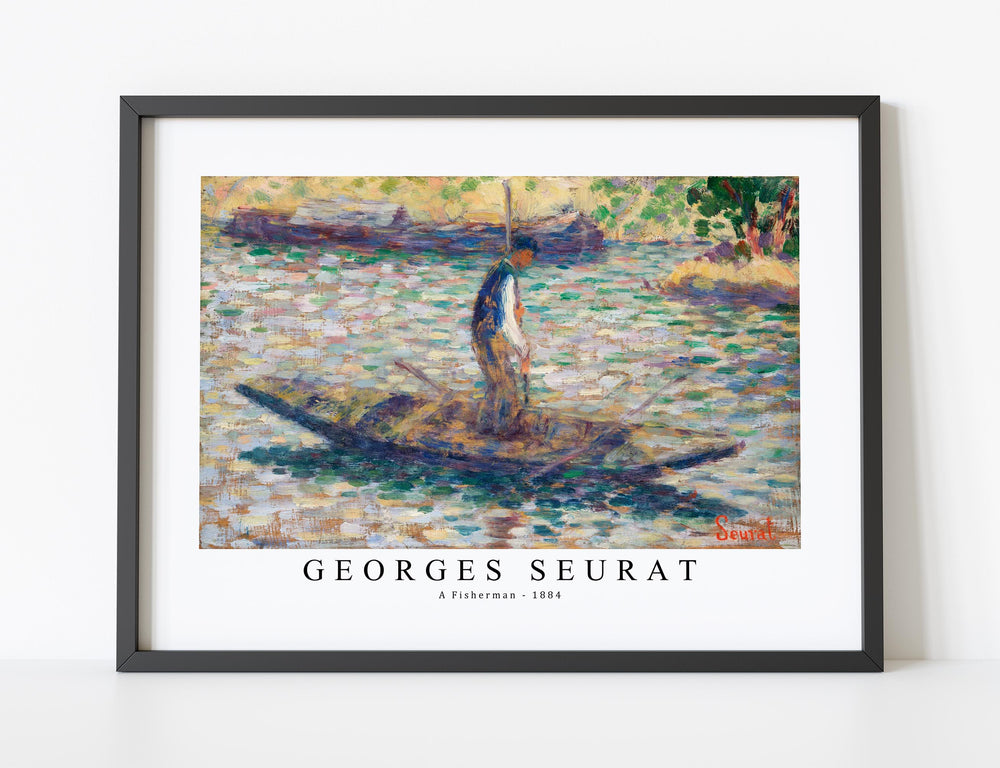 Georges Seurat - A Fisherman 1884