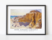 
              John Singer Sargent - Cliffs at Deir el Bahri, Egypt (ca. 1890–1891) (2)
            