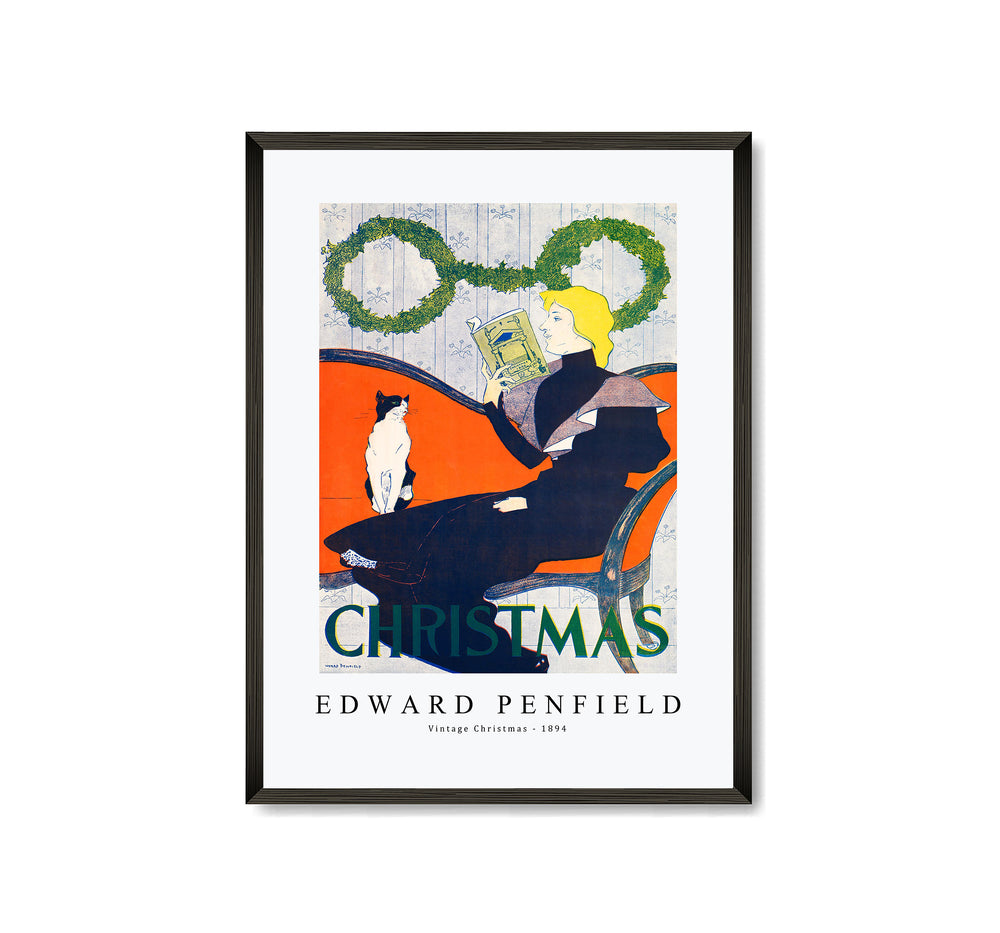 Edward Penfield - Vintage Christmas 1894