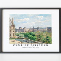 Camille Pissarro - Place du Carrousel, Paris 1900