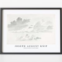 Joseph August Knip - Wolkenstudies (cloud study)