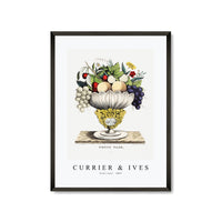 Currier & Ives - Fruit vase-1847