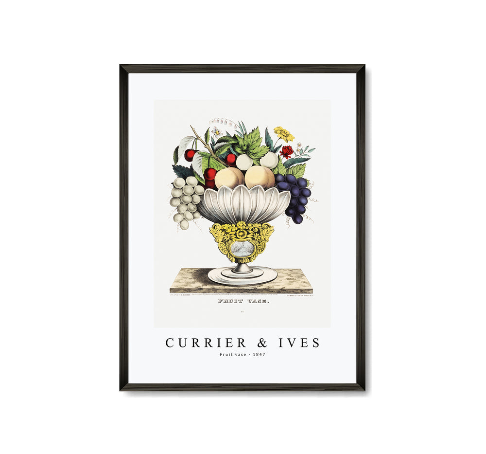 Currier & Ives - Fruit vase-1847