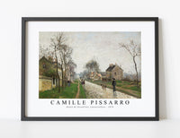 
              Camille Pissarro - Route de Versailles, Louveciennes 1870
            