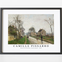 Camille Pissarro - Route de Versailles, Louveciennes 1870