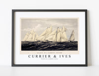 
              Currier & Ives - Yachts on a summer cruise
            