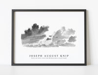 
              Joseph august Knip - Black and white cloud from Wolkenstudies (cloud study)
            