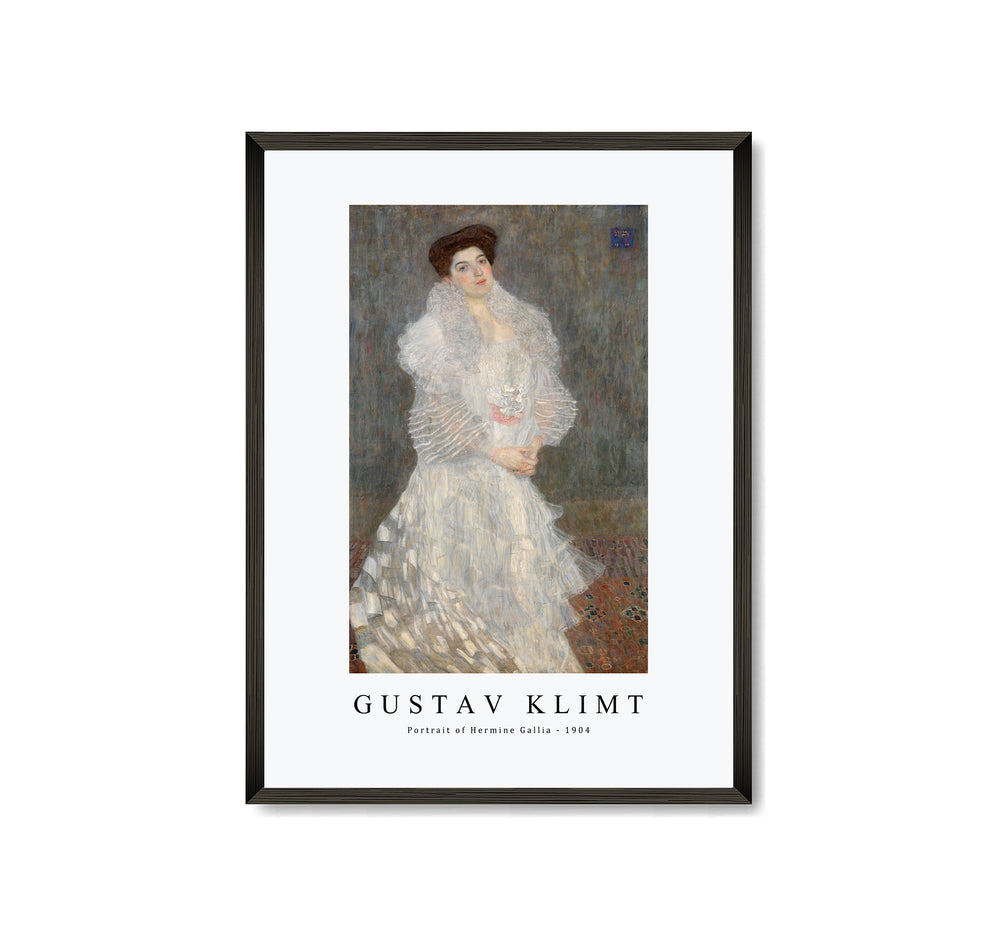 Gustav Klimt - Portrait of Hermine Gallia 1904