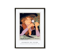 
              Georges de feure - Affiche pour le Salon des Cent, 5e Exposition d'Art (1896)
            