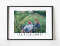 
              Camille Pissarro - Young Peasant Girls Resting in the Fields near Pontoise 1882
            