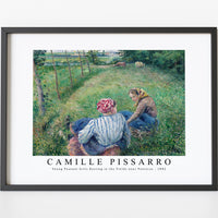 Camille Pissarro - Young Peasant Girls Resting in the Fields near Pontoise 1882