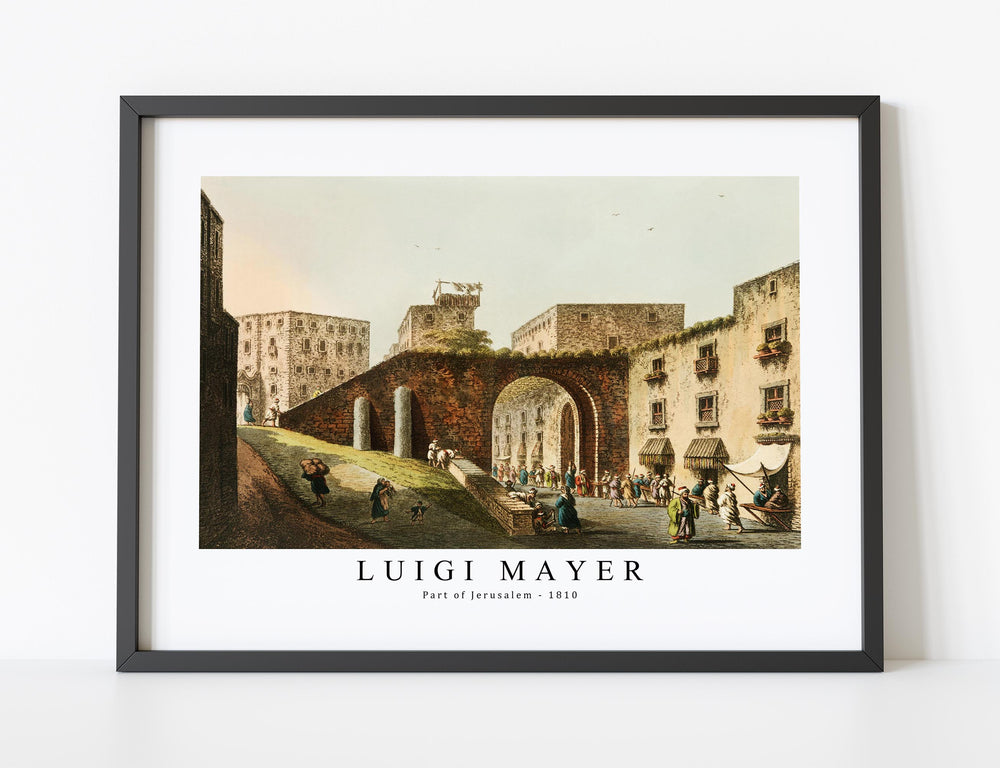 Luigi Mayer - Part of Jerusalem  (1810)