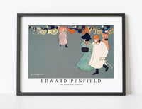 
              Edward Penfield - Man and woman on street
            