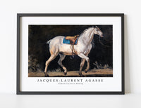 
              Jacques Laurent Agasse - Saddled Gray Horse Walking
            