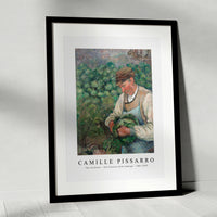 Camille Pissarro - The Gardener - Old Peasant with Cabbage 1883-1895