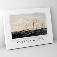 Currier & Ives - Yachts on a summer cruise