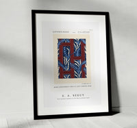 
              E.A.Seguy - Fern pochoir pattern in Art Deco oriental style
            