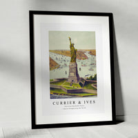 Currier & Ives - The Great Bartholdi Statue Liberty Enlightening the World