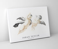 
              Johan teyler - Two flying Putti
            