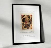 
              E.A.Seguy - Flower pattern Art Deco stencil print in oriental style (2)
            