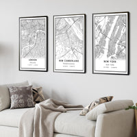 
              New Cumberland, Pennsylvania Modern Map Print 
            