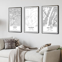 
              Patterson, New York Modern Map Print 
            