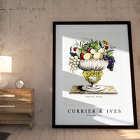 Currier & Ives - Fruit vase-1847