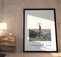 
              Currier & Ives - The Great Bartholdi Statue, Liberty Enlightening the World
            