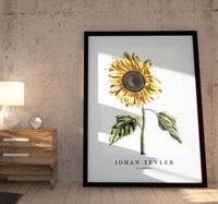 
              Johan Teyler - A sunflower
            