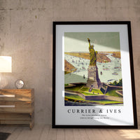 Currier & Ives - The Great Bartholdi Statue Liberty Enlightening the World