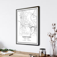 
              Tarrytown, New York Modern Map Print 
            