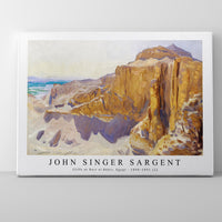 John Singer Sargent - Cliffs at Deir el Bahri, Egypt (ca. 1890–1891) (2)