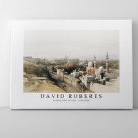 David Roberts - Looking west in Cairo-1796-1864