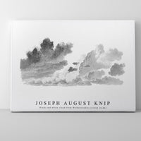 Joseph august Knip - Black and white cloud from Wolkenstudies (cloud study)