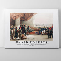 David Roberts - Interview with The Viceroy of Egypt at His palace at Alexandria-1796-1864