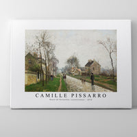 Camille Pissarro - Route de Versailles, Louveciennes 1870