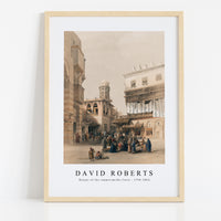 David roberts - Bazaar of the coppersmiths Cairo-1796-1864