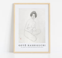 
              Goyo Hashiguchi - Two studies of a seated nude during early 20th century
            