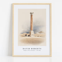 David Roberts - Pompey's Pillar Alexandria-1796-1864