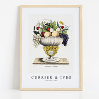 Currier & Ives - Fruit vase-1847