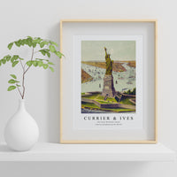 Currier & Ives - The Great Bartholdi Statue Liberty Enlightening the World